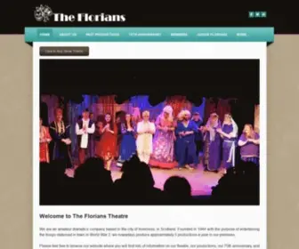 Florians.org.uk(Florians Theatre Inverness) Screenshot