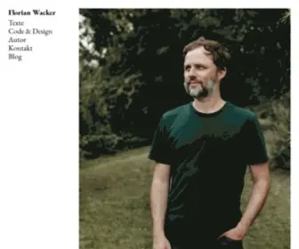 Florianwacker.de(Florian Wacker) Screenshot
