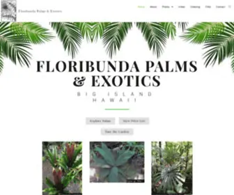 Floribunda.xyz(Floribunda Palms & Exotics) Screenshot