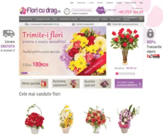 Floricudrag.ro(Florarie online Bucuresti) Screenshot