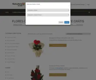 Floriculturanaweb.com.br(Flores Cesta de Café da Manhã Frete Grátis) Screenshot