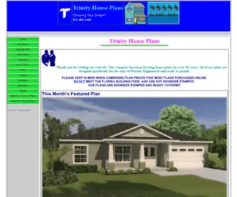 Florida-House-Plans.com(Trinity Floor Plans ( Florida Floor Plans )) Screenshot