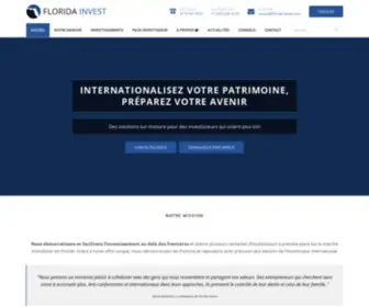 Florida-Invest.com(Investissement Immobilier Locatif en Floride et Diversification Patrimoniale) Screenshot