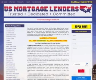 Florida-Mortgage-Lenders.com(= FHA) Screenshot