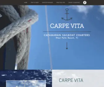 Florida-Sailboatcharters.com(Carpe Vita Sailboat Charters) Screenshot