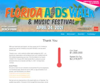 Floridaaidswalk.org(Florida AIDS Walk & Music Festival) Screenshot