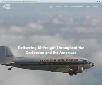 Floridaaircargo.com(Florida Air Cargo is One of the Top Air Freight Companies Located in Miami) Screenshot