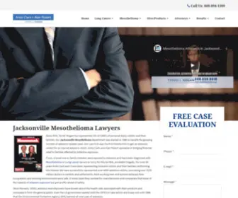 Floridaasbestos.com(Jacksonville Mesothelioma Attorney) Screenshot