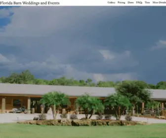 Floridabarnweddingsandevents.com(Florida Barn Weddings and Events) Screenshot