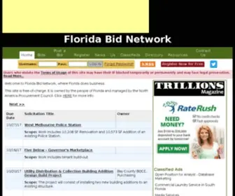 Floridabids.net(Bids in Florida) Screenshot