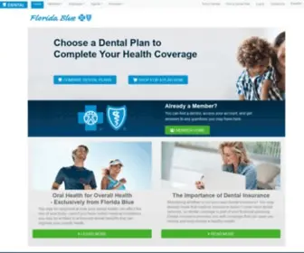 Floridabluedental.com(Florida Blue Dental) Screenshot