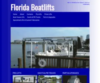 Floridaboatlifts.com(Florida Boatlifts) Screenshot