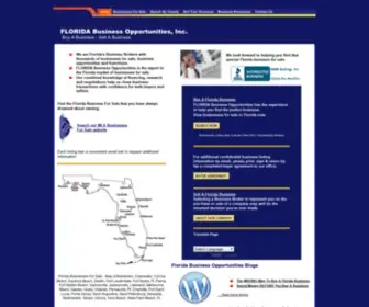 Floridabusinessopportunities.com(Florida Business Brokers) Screenshot