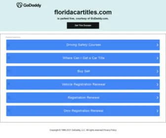 Floridacartitles.com(Car Title Help) Screenshot