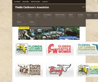 Floridacattlemen.org(Florida Cattlemen's Association) Screenshot