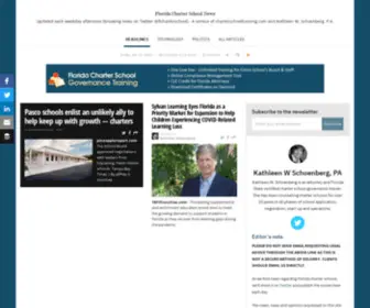 Floridacharterschoolnews.com(Florida Charter School News) Screenshot