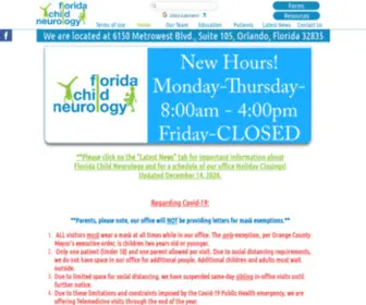 Floridachildneurology.com(Florida Child Neurology) Screenshot