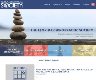 Floridachiropractic.org(Florida Chiropractic Society) Screenshot