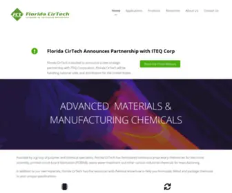 Floridacirtech.com(Advanced Materials & Manufacturing Chemicals) Screenshot