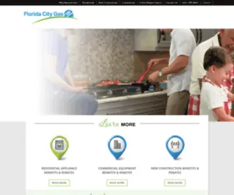 Floridacitygasrebates.com(Natural Gas Appliance Rebates) Screenshot