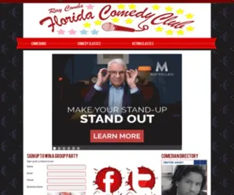 Floridacomedyclub.com(Floridacomedyclub) Screenshot