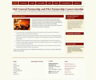 Floridaconservator.com(S&P General Partnership and P&S Partnership Conservatorship) Screenshot