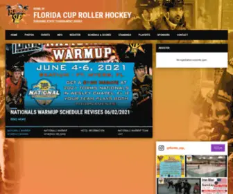 Floridacuprollerhockey.com(Florida Cup Roller Hockey) Screenshot