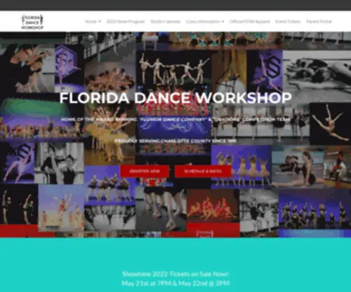 Floridadanceworkshop.com(Florida Dance Workshop) Screenshot