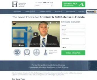 Floridadefenders.com(The Smart Choice for Criminal & DUI Defense in Florida) Screenshot