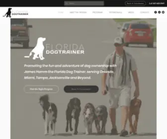 Floridadogtrainer.com(James Hamm the Lonestar Dog Trainer) Screenshot