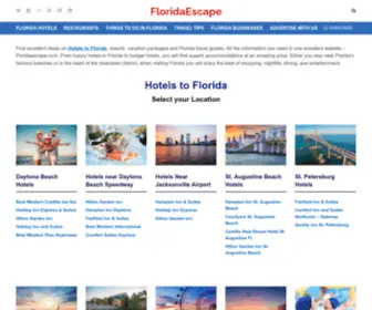 Floridaescape.com(Things To Do in Florida) Screenshot