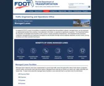 Floridaexpresslanes.com(Managed Lanes Program) Screenshot
