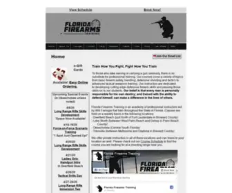 Floridafirearmstraining.com(Florida Firearms Training) Screenshot