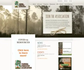 Floridaforest.org(Florida Forestry Association) Screenshot