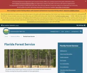 Floridaforestservice.com(Florida Forest Service) Screenshot