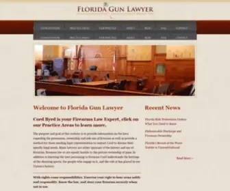 Floridagunlawyer.com(The purpose and goal of this website) Screenshot