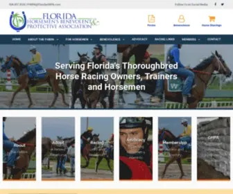 Floridahbpa.com(Florida HBPA) Screenshot