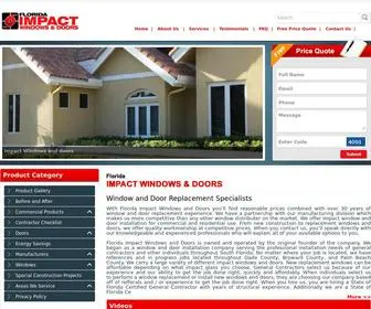 Floridaimpact.com(Window replacement) Screenshot