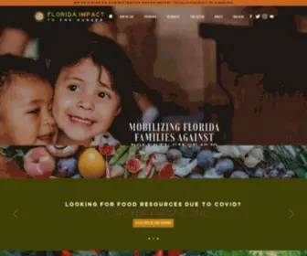 Floridaimpact.org(Florida Impact to End Hunger) Screenshot