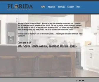 Floridakitchenbath.com(Florida Kitchen and Bath) Screenshot