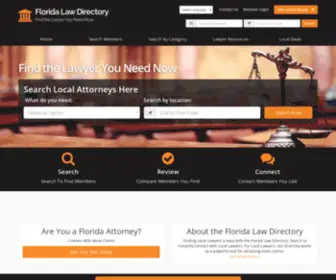 Floridalawdirectory.com(Lawyer Directory) Screenshot