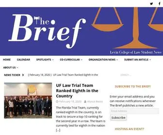 Floridalawstudentbrief.com(The Brief) Screenshot