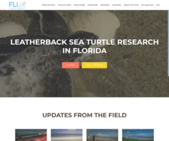 Floridaleatherbacks.com(Leatherback sea turtle research) Screenshot