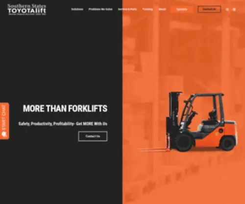 Floridalift.com(Florida & Georgia Toyota forklift) Screenshot