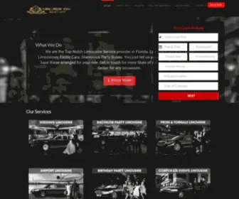 Floridalimousinerental.com(Florida Limousine Rental) Screenshot