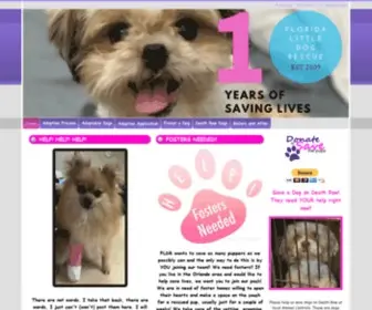 Floridalittledogrescue.com(Florida Little Dog Rescue Group) Screenshot