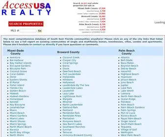 Floridalocalcommunities.com(South Florida communities of single and multifamily homes) Screenshot