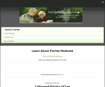 Floridamedicaid.com(Florida Medicaid) Screenshot