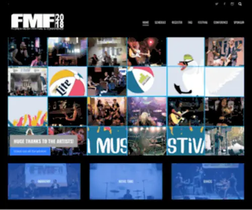FloridamusicFestival.com(2018 Florida Music Festival & Conference) Screenshot