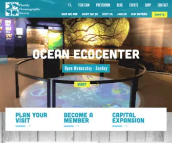Floridaocean.org(Florida Oceanographic Society) Screenshot